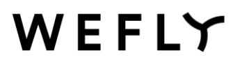 WeFly A/S logo