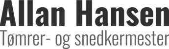 TØMRER- OG SNEDKERMESTER ALLAN HANSEN ApS logo