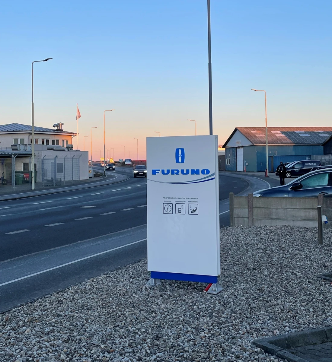 Furuno_Esbjerg office sign