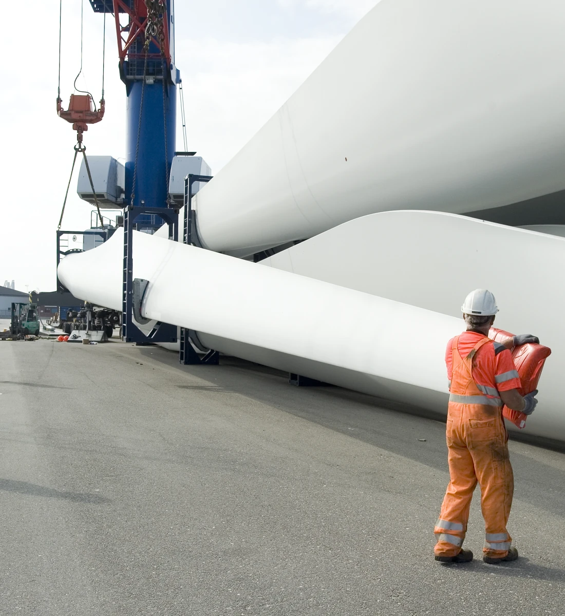 Vindmøller Esbjerg Havn Esbjerg Byhistoriske Arkiv