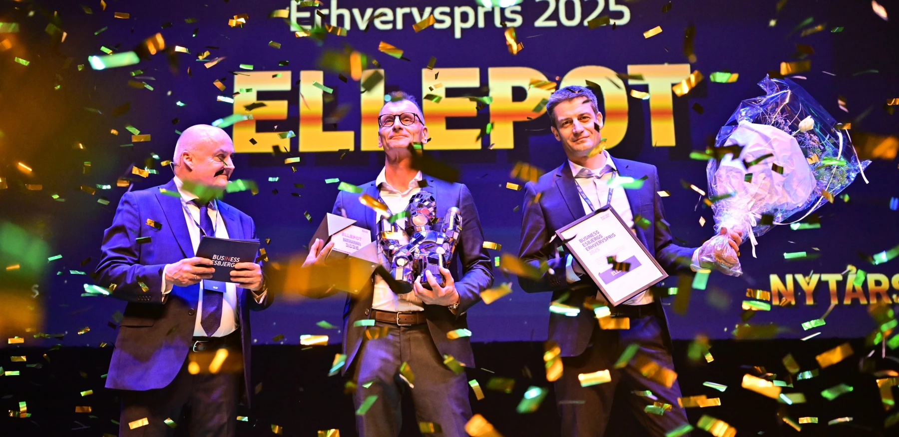 Ellepot vinder af erhvervsprisen 2025 nytårskur